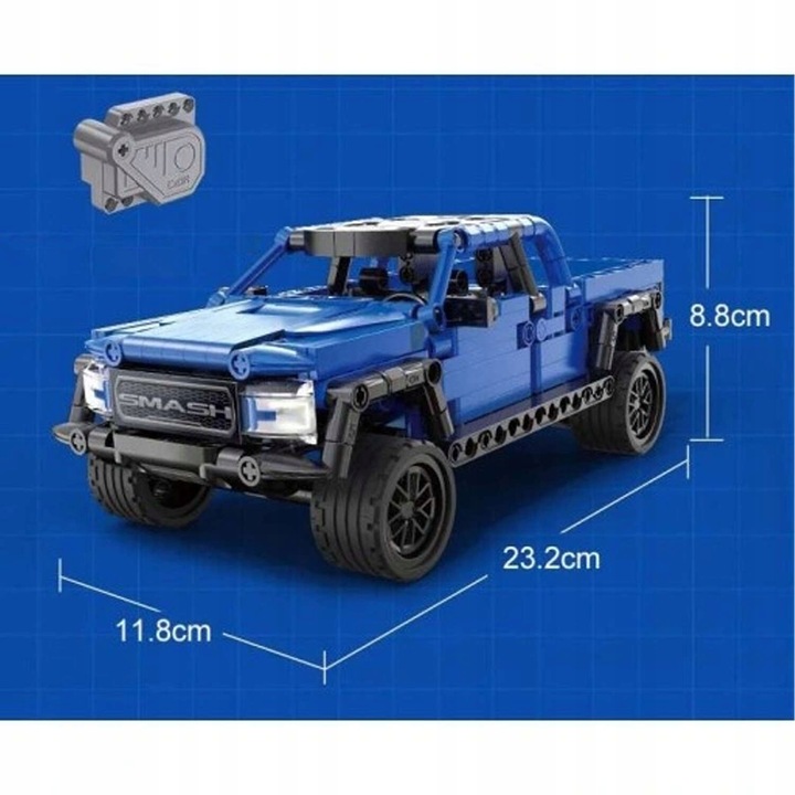 Klocki Konstrukcyjne CaDA Pickup Samochód Terenowy C52029W 390 Elementów