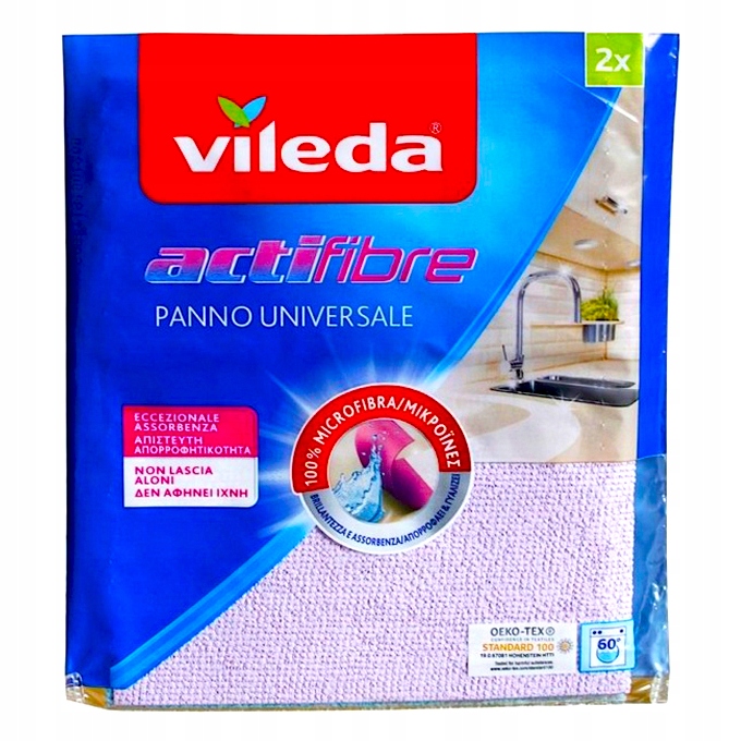 Vileda - ściereczka 2 szt. uniwersalna actifibre