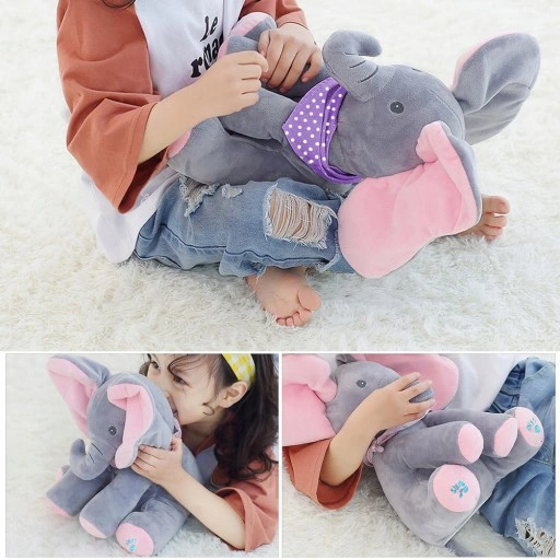 SŁOŃ PLUSZAK Peek-A-Boo ZABAWA W CHOWANEGO