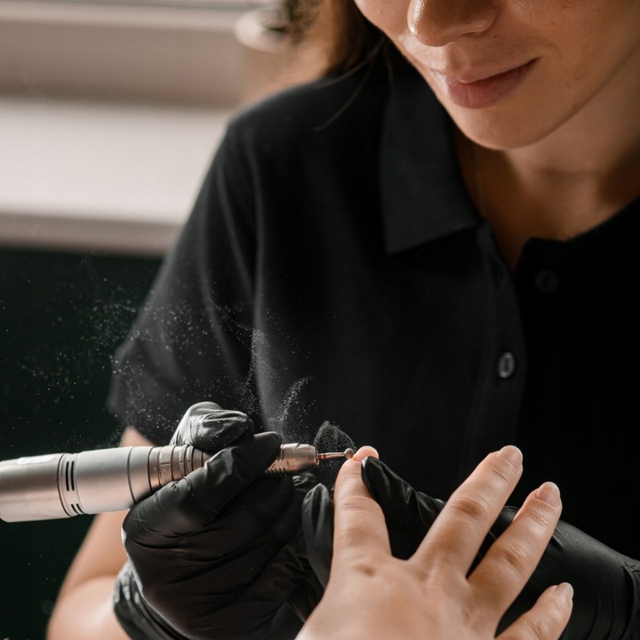 Rączka Prostnica Do Frezarki biało-srebrna Lekka i Cicha 5pin