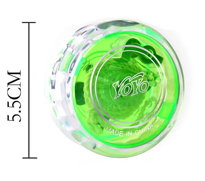 JOJO GRA ZRĘCZNOŚCIOWA YOYO ZABAWKA ŚWIECĄCE 4 szt JO-JO NA POCZĄTEK