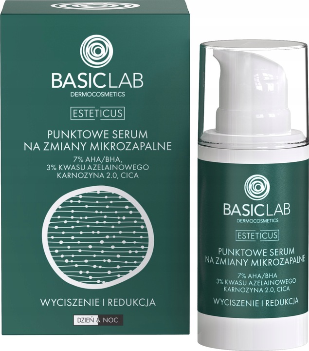 BasicLab punktowe serum na zmiany mikrozapalne 15 ml