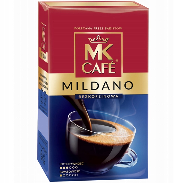 4 x Kawa mielona bezkofeinowa MK CAFE MILDANO 0,25 + videobook GRATIS
