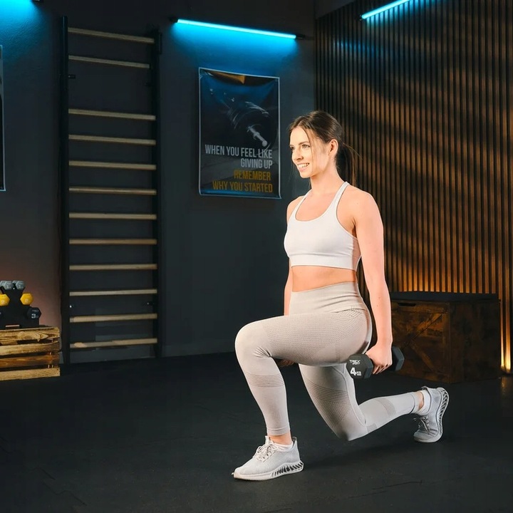 Zestaw 2x2kg hantle żeliwne hantelki ciężarki neoprenowe fitness Trex Sport