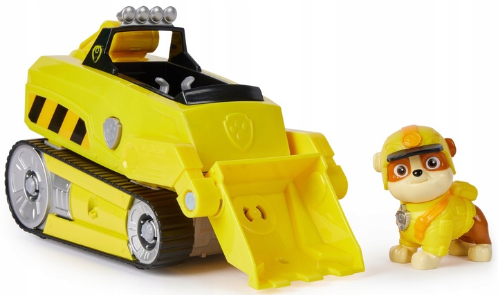 PSI PATROL POJAZD Z DŻUNGLI JUNGLE RUBBLE + FIGURKA ŻÓŁTA