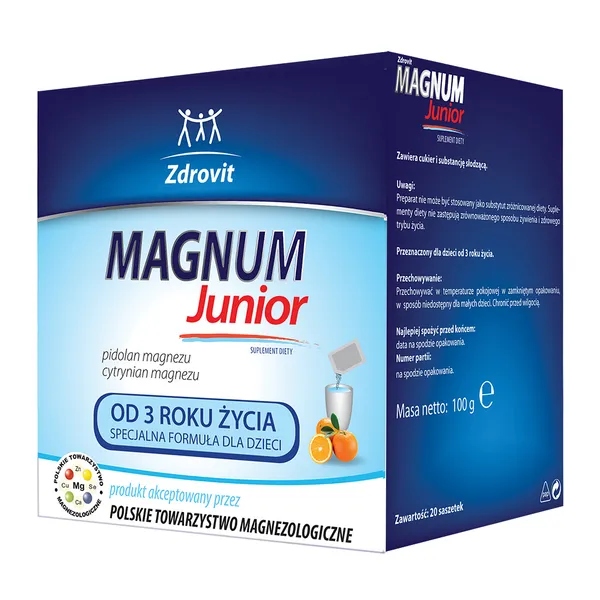 Zdrovit Magnum Junior 20 saszetek