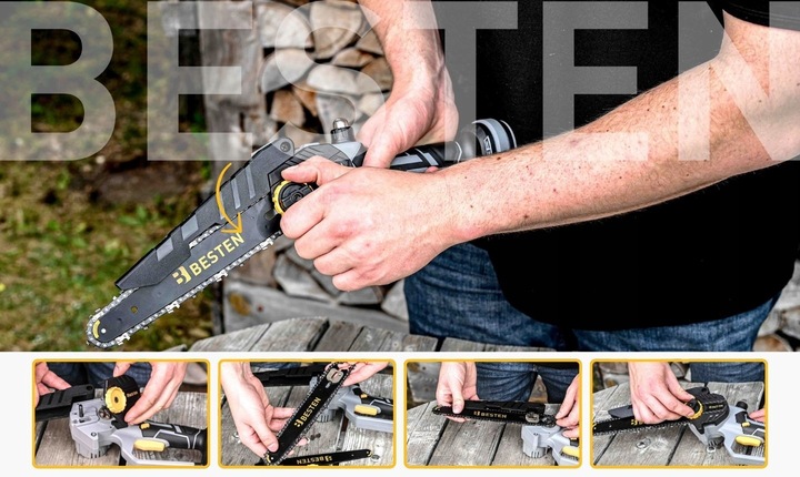 Pilarka Piła Łańcuchowa Akumulatorowa Bezszczotkowa 2XAKU 8 Cali