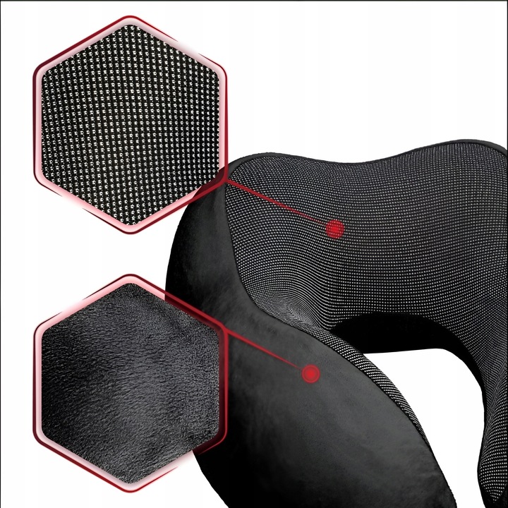 PODUSZKA PODRÓŻNA TURYSTYCZNA ROGAL DO SAMOLOTU + OPASKA + ZATYCZKI