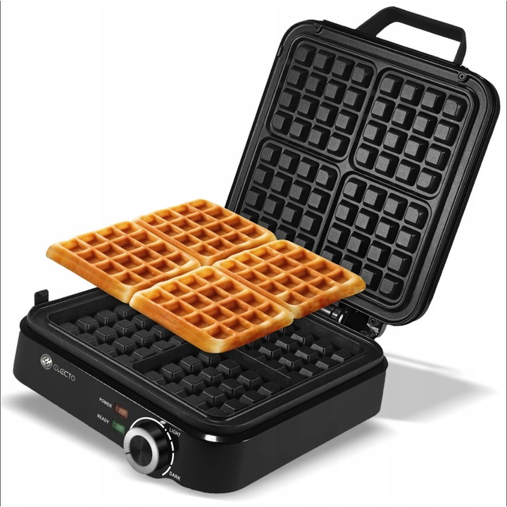 GOFROWNICA 4 DUŻE GOFRY REGULACJA TEMPERATURY NIEPRZYWIERAJĄCE PŁYTY