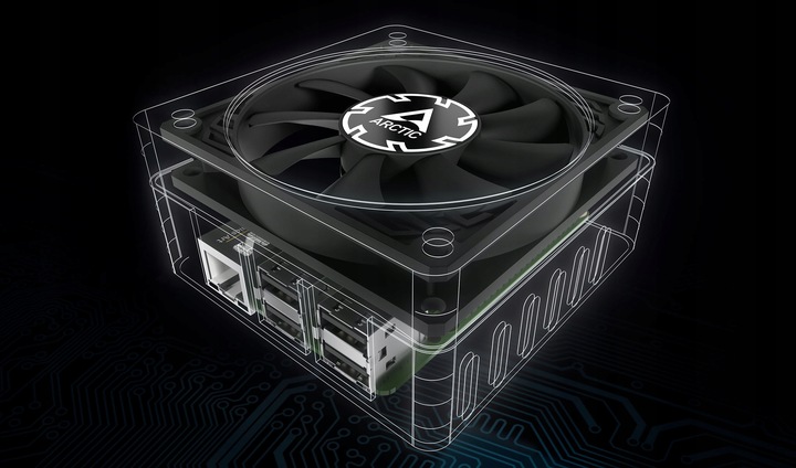 ARCTIC P8 SLIM PWM PST wentylator do obudowy 8cm, 80x80mm