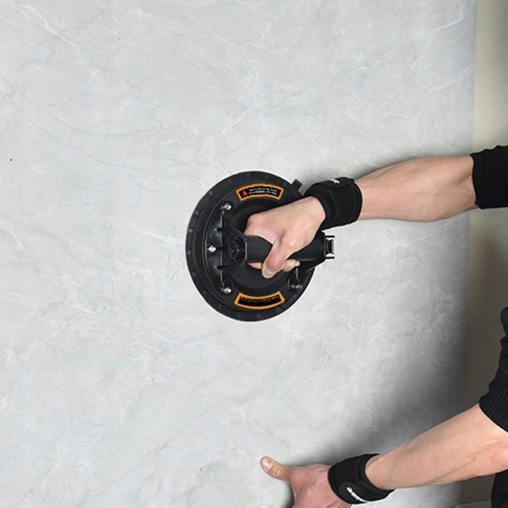 Przyssawka do Płytek Szyb Próżniowa Uchwyt z Pompką i Manometrem