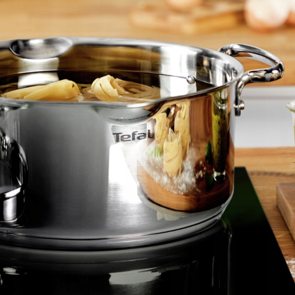 Komplet garnków Duetto patelnia pokrywki 10el