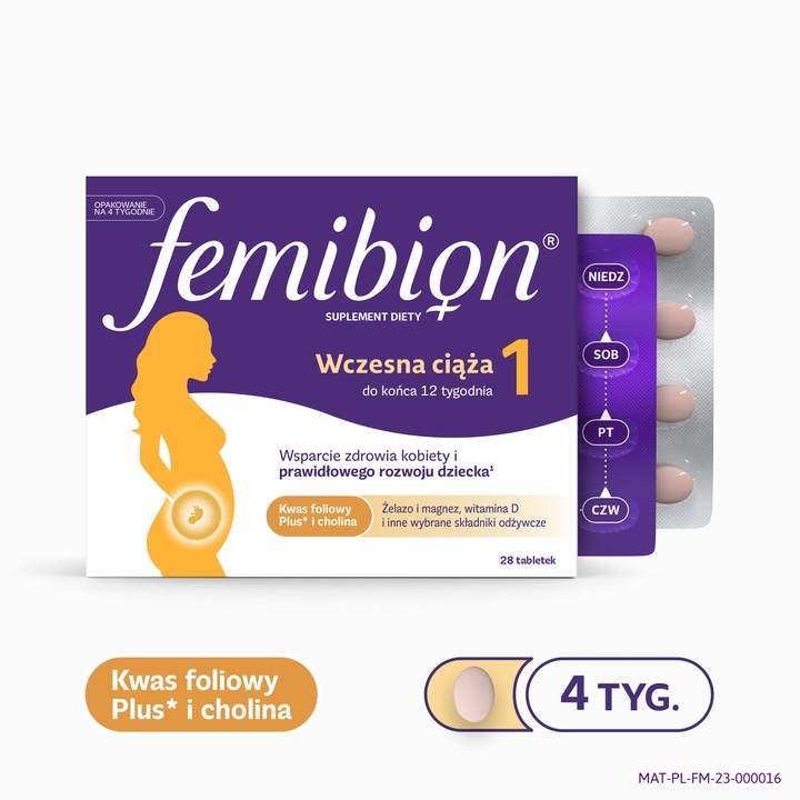 Femibion 1 Wczesna Ciąża 28 tabletek