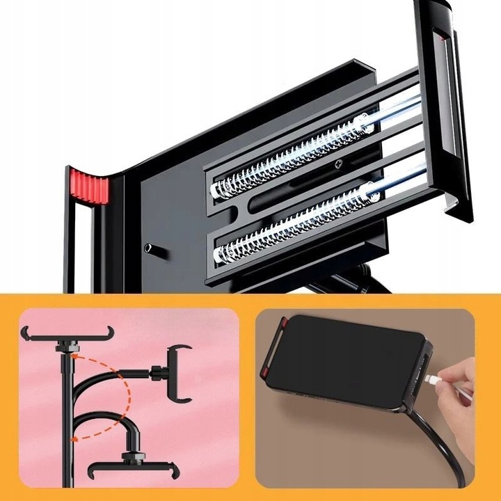 UCHWYT NA TABLET NA TELEFON STOJAK STATYW ELASTYCZNY MOCNY