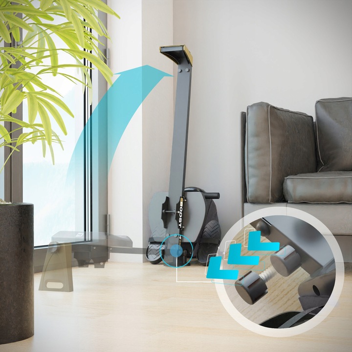 Wioślarz magnetyczny treningowy ergometr wioślarski składany stacjonarny