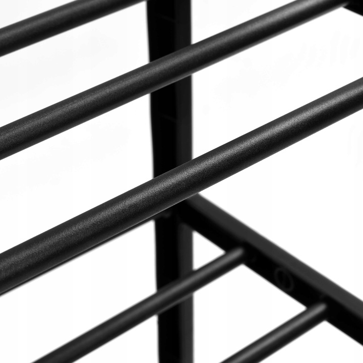 SZAFKA NA BUTY OBUWIE PÓŁKA REGAŁ STOJAK LOFTOWY DO PRZEDPOKOJU CZARNY