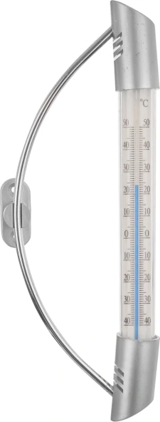 Nowoczesny TERMOMETR OKIENNY balkonowy zewnętrzny ścienny ogrodowy na