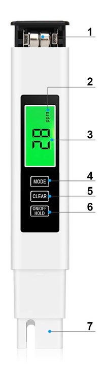 Miernik TDS EC Temp Tester Twardości Wody Osmoza