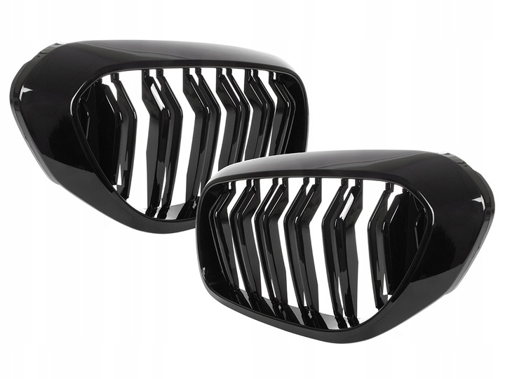 Grill Atrapa Nerki Czarny Połysk 2 szt BMW 5 G30 G31 Przedlift Pakiet M5