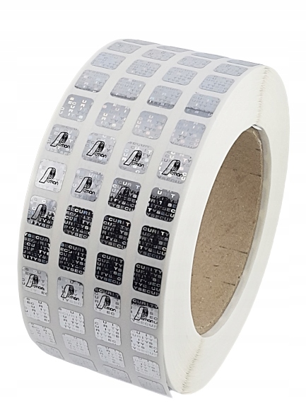 PLOMBA HOLOGRAM SECURITY VOID 10*10 mm - 500 szt