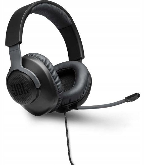 Słuchawki JBL Quantum 100 Czarne JBLQUANTUM100BLK GAMING ORYGINALNE