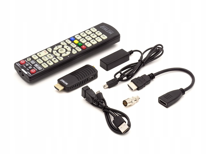 TUNER DEKODER DVB-T2 TV NAZIEMNE H.265 HEVC HD USB HDMI WIWA MINI LED