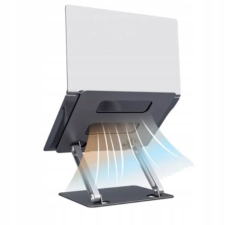 MOZOS ALUMINIOWA PODSTAWKA DO LAPTOPA STOJAK STOLIK UCHWYT POD KOMPUTER