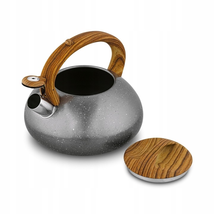 CZAJNIK z Gwizdkiem na GAZ Indukcja STALOWY DUŻY KonigHOFFER Otis 3L