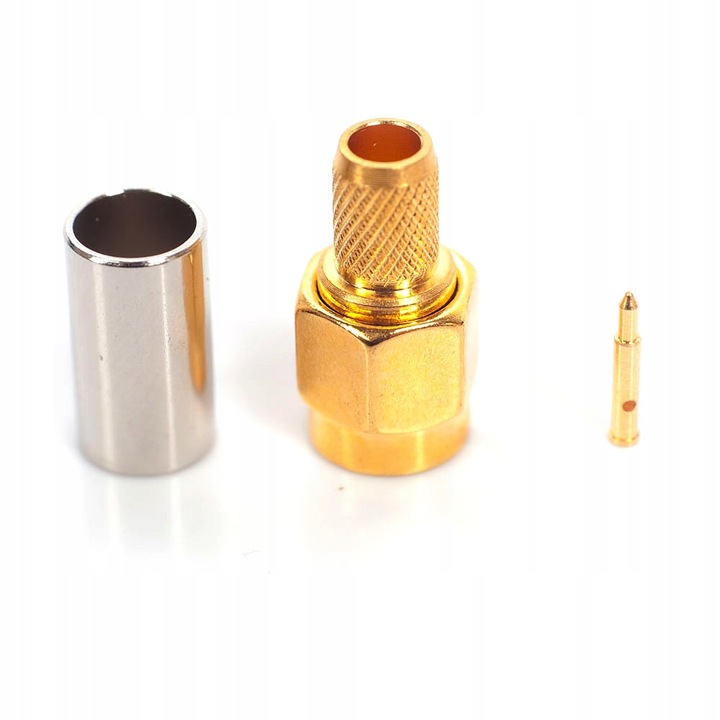 WTYK SMA ZACISKANY RG-58 / 5mm PTFE/Gold RADIORA