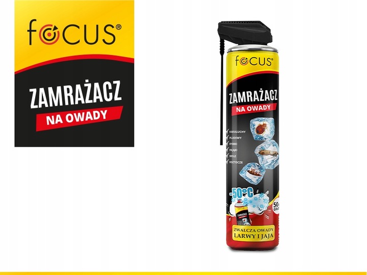 ZAMRAŻACZ na owady zwalcza larwy jaja pluskwy pająki karaluchy XXL