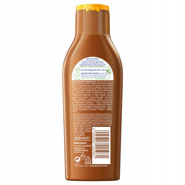 NIVEA SUN Karotenowy balsam do opalania + Przedłużający opaleniznę