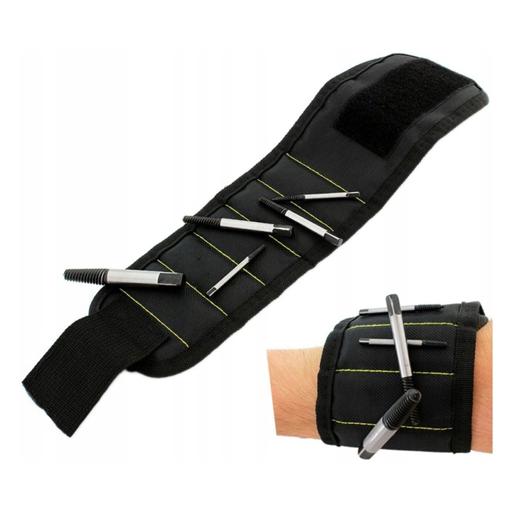Magnetyczna opaska narzędziowa na rękę nadgarstek śruby przybornik