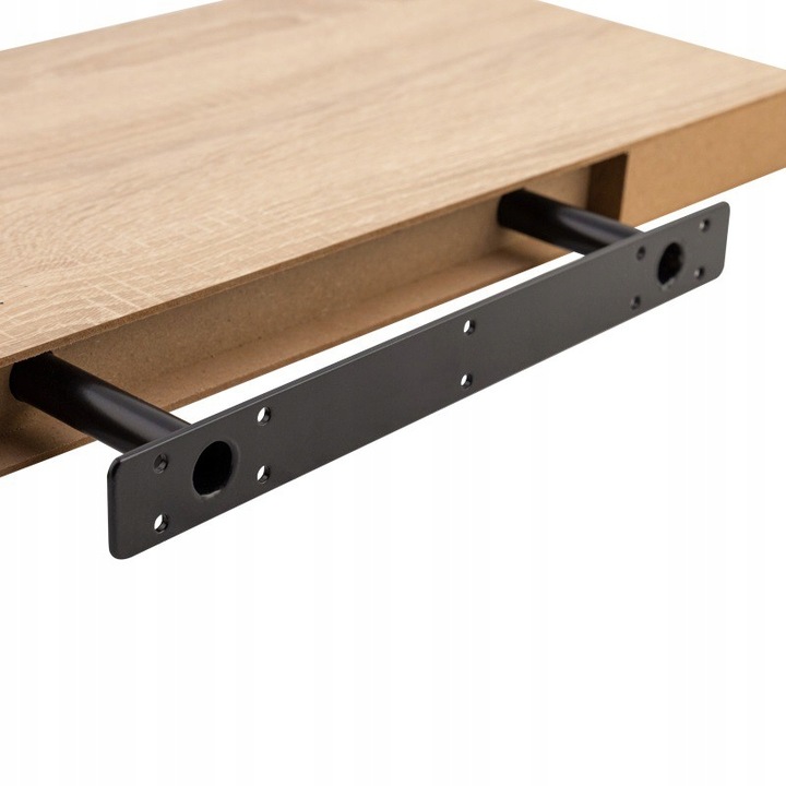 Półka ścienna samowisząca - FS 118x23 Dąb sonoma