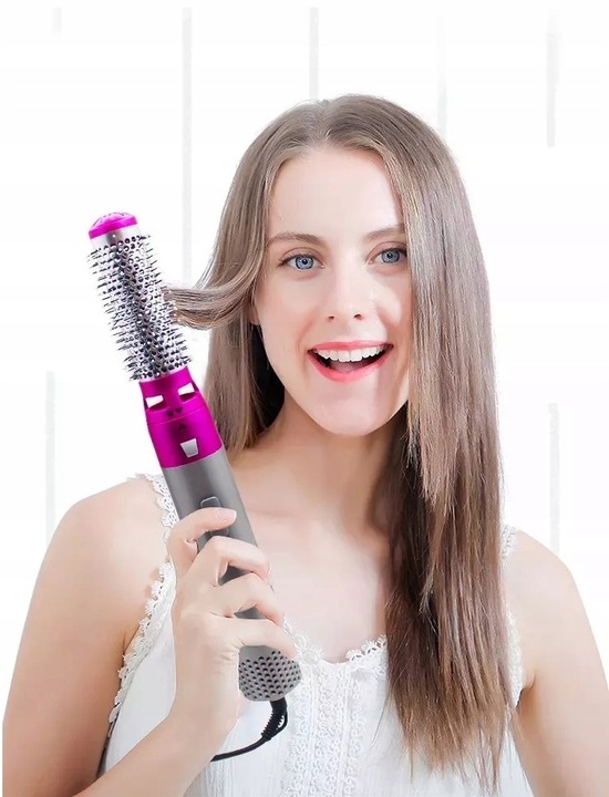 SUSZARKA DO WŁOSÓW JONIZACJA PRO MOCNA ZESTAW SZCZOTKA 5w1