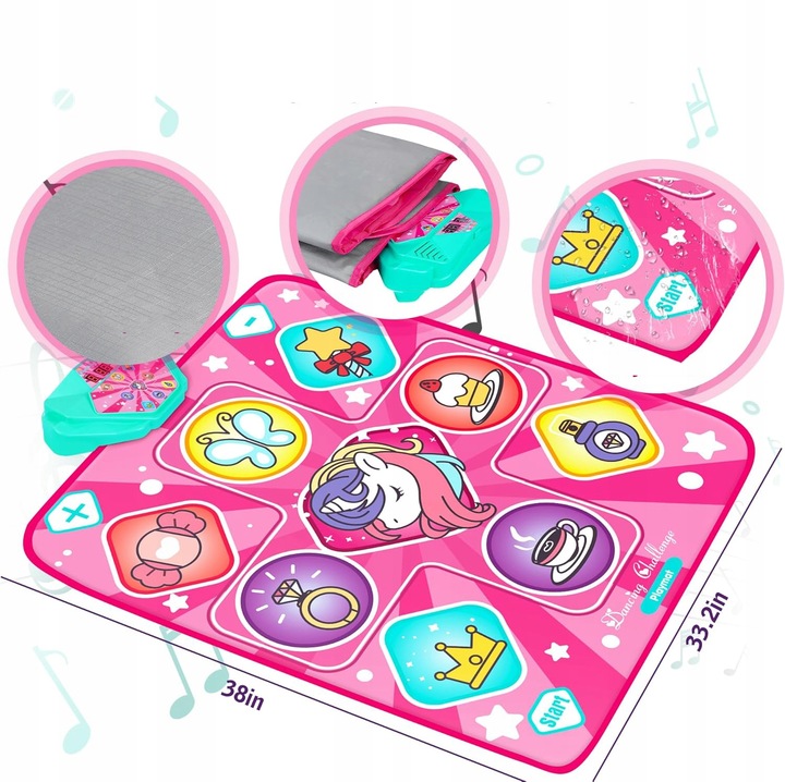 Mata do Tańczenia Dla Dzieci Mata do tańca z muzyką Boże Narodzenie