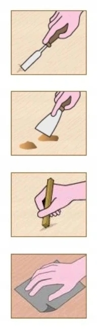 Szpachla do drewna Borma Wachs dąb naturalny K2 1 Kg