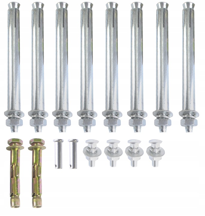 Zestaw do bramy dwuskrzydłowej FORCE SW200 2x2m 400 kg lampa do skrzydłowej