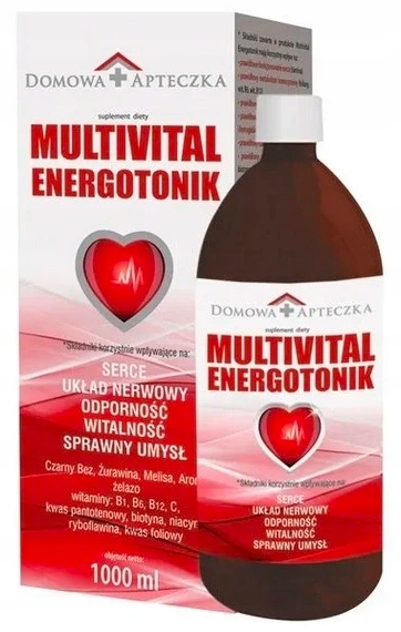 Multivital Energotonik płyn 1 litr