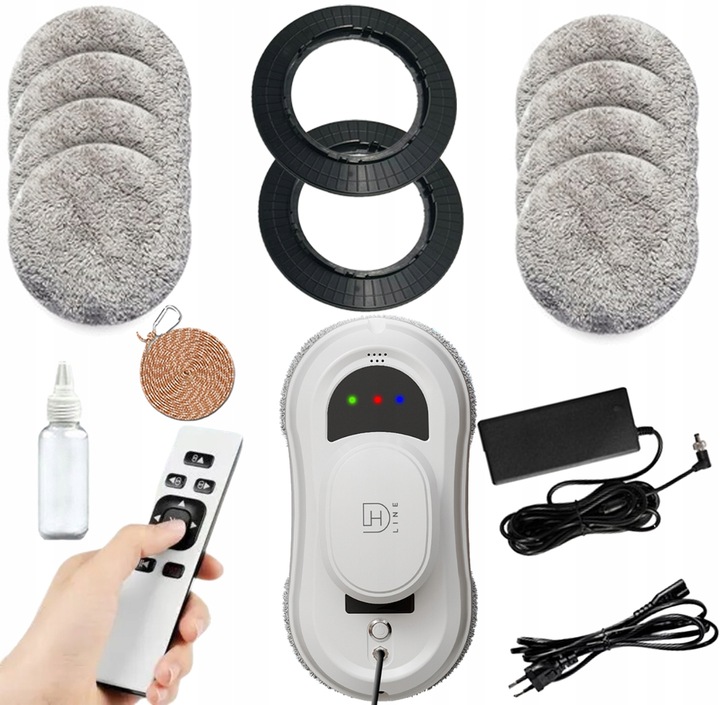 INTELIGENTNY ROBOT DO MYCIA SZYB OKIEN LUSTER AUTOMATYCZNA MYJKA