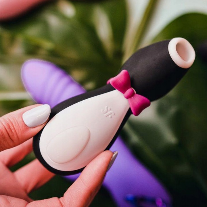 Wibrator damski PINGWINEK masażer dla kobiet do łechtaczki ORYGINALNY 100 %