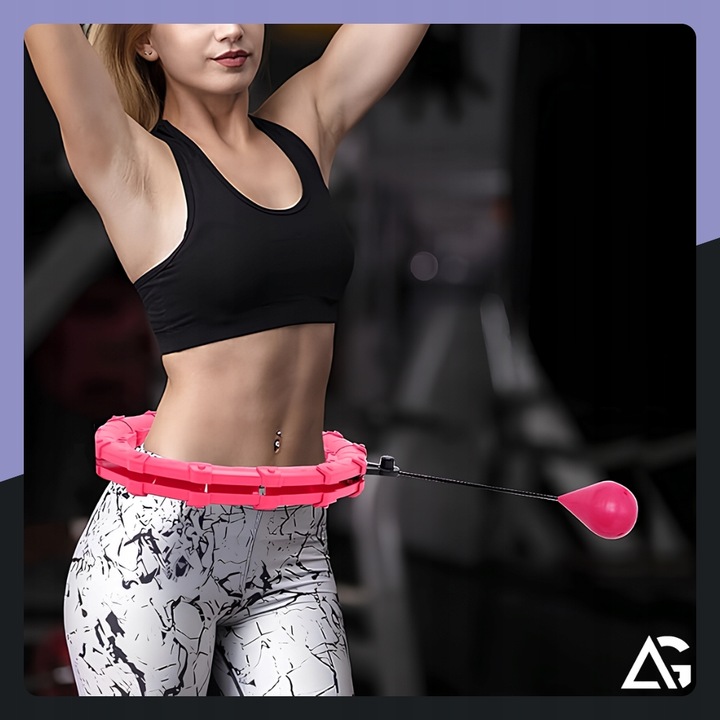 HULA HOP Z OBCIĄŻENIEM ODCHUDZAJĄCE Z OBCIĄŻNIKIEM SMART HULAHOP PLUS