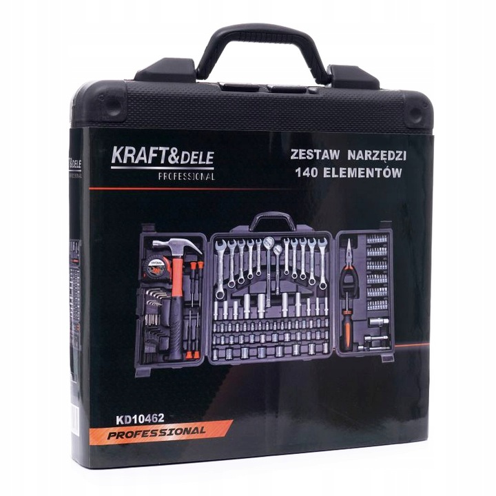 ZESTAW KLUCZY NARZĘDZI KLUCZE NASADOWE W WALIZCE 140 EL WALIZKA NARZĘDZIOWA