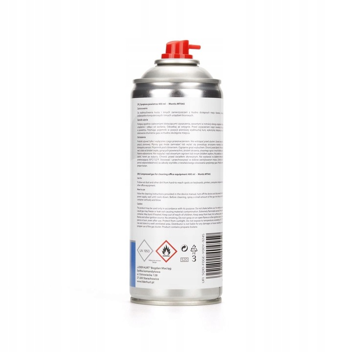 4X ZESTAW SPRĘŻONE POWIETRZE W PUSZCE RURKA DO LAPTOPA KOMPUTERA ZAMRAŻACZ