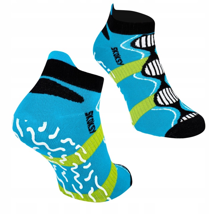 2x Skarpetki ABS Antypoślizgowe Damskie Sportowe Fitness Joga 41-46 ZOOKSY