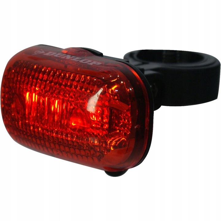 ZESTAW OŚWIETLENIA DO ROWERU LAMP ROWEROWYCH LED PRZÓD TYŁ DUNLOP
