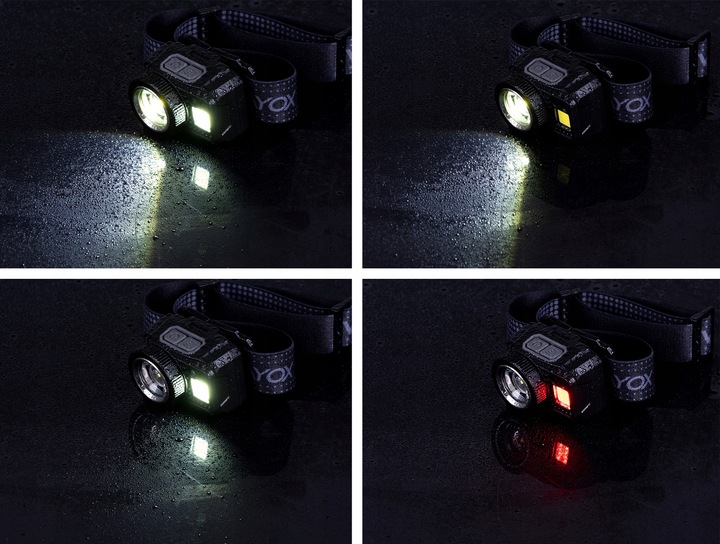 LATARKA CZOŁOWA LED CZOŁÓWKA AKUMULATOROWA MOCNA ZOOM USB C 500lm PRO VAYOX