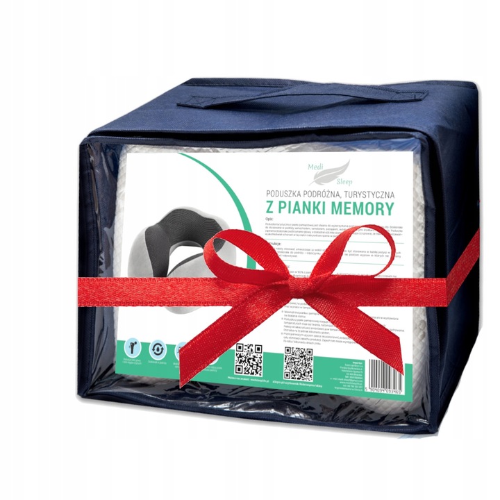 PODUSZKA PODRÓŻNA TURYSTYCZNA ROGAL NA SZYJĘ ZAGŁÓWEK DO SAMOCHODU MEMORY