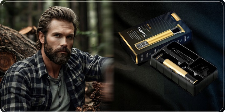 MASZYNKA DO STRZYŻENIA WŁOSÓW WIELOFUNKCYJNY TRYMER DO BRODY CIAŁA