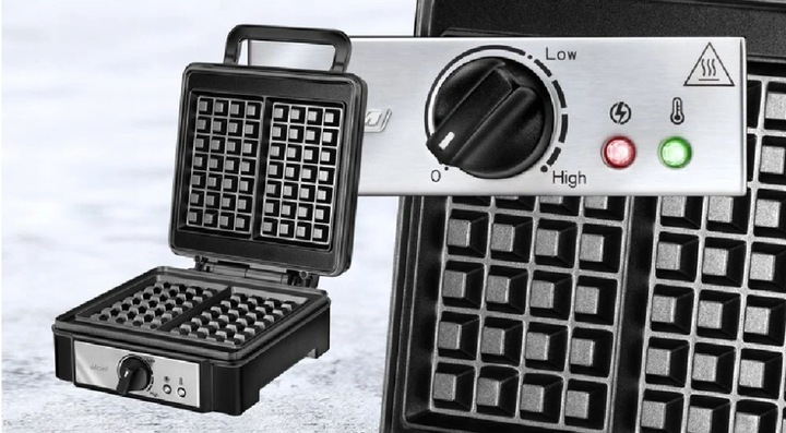 Gofrownica MPM BGO-02 1400 W czarny 2 gofry