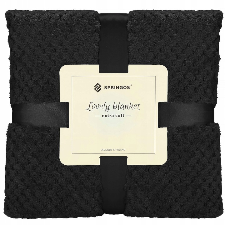 GRUBY KOC CIEPŁY NARZUTA DWUSTRONNA NA ŁÓŻKO KANAPĘ 220x200 cm PLED MIĘKKI